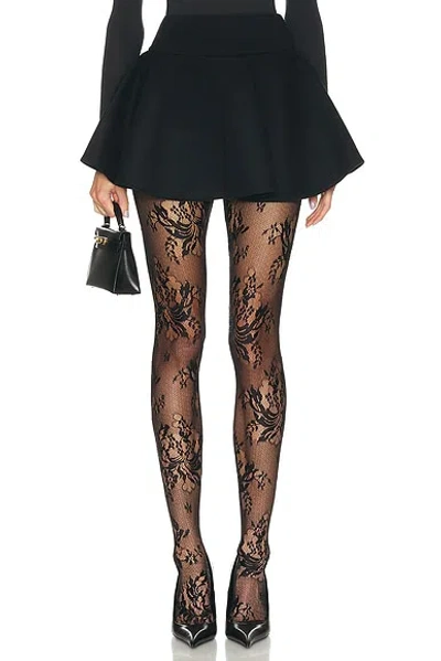 Wardrobe.nyc Circle Mini Skirt In Black