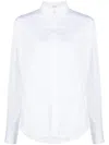 Wardrobe.nyc Womens White Classic Buttoned-cuffs Cotton-poplin Shirt In White