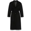 Wardrobe.nyc Wardrobe. Nyc Bonded Single Breasted Coat Black In Multicolor