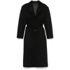 Wardrobe.nyc Wardrobe. Nyc Bonded Single Breasted Coat Black In Multicolor