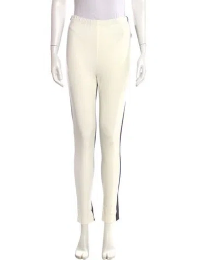 Pre-owned Wardrobe.nyc Colorblock Pattern Skinny Leg Pants In White