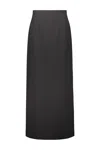 Wardrobe.nyc Column Skirt In Black