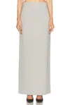 Wardrobe.nyc Column Skirt In Cement
