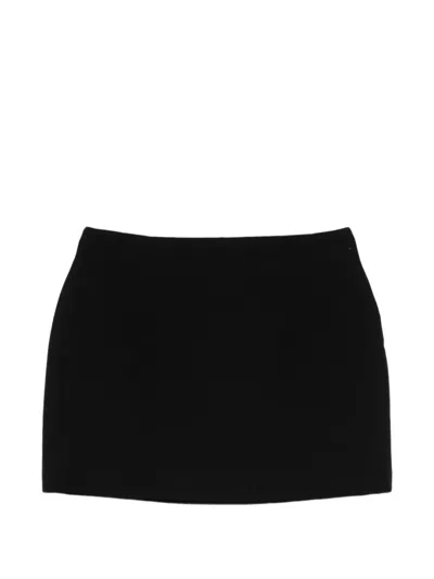 Wardrobe.nyc Concealed-zip Mini Skirt In Black