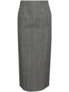Wardrobe.nyc Contour Midi Skirt In Grey