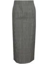 Wardrobe.nyc Contour Midirock In Grau