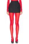 Wardrobe.nyc Contour Mini Skirt In Black Check