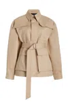 Wardrobe.nyc Cotton-drill Parka In Khaki