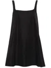 Wardrobe.nyc Mini Poplin Dress In Black