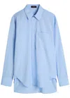 Wardrobe.nyc Cotton Shirt In Blue