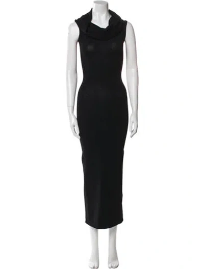 Pre-owned Wardrobe.nyc Cowl Neck Long Dress W/ Tags In Black