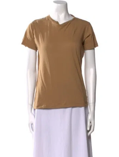 Pre-owned Wardrobe.nyc Cowl Neck Short Sleeve T-shirt In Neutral