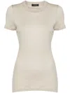 Wardrobe.nyc Crew-neck Cotton T-shirt In Grey