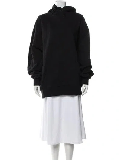 Pre-owned Wardrobe.nyc Crew Neck Long Sleeve Hoodie In Black