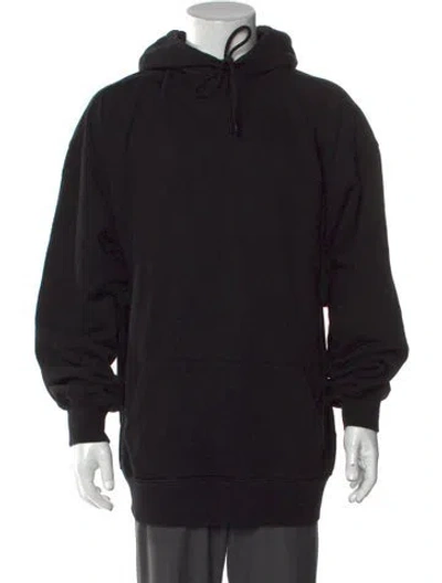 Pre-owned Wardrobe.nyc Crew Neck Long Sleeve Hoodie In Black