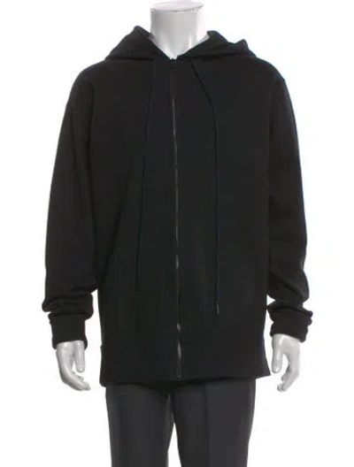 Pre-owned Wardrobe.nyc Crew Neck Long Sleeve Hoodie In Black