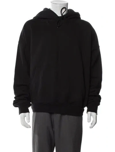 Pre-owned Wardrobe.nyc Crew Neck Long Sleeve Hoodie In Black