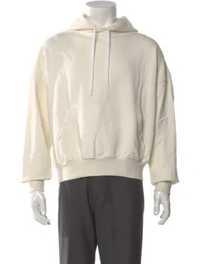 Pre-owned Wardrobe.nyc Crew Neck Long Sleeve Hoodie In Neutral