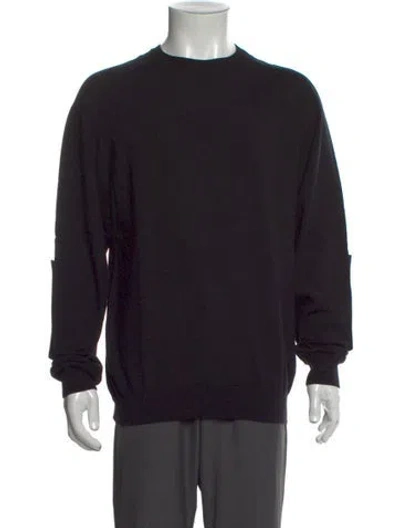 Pre-owned Wardrobe.nyc Crew Neck Long Sleeve Pullover In Black