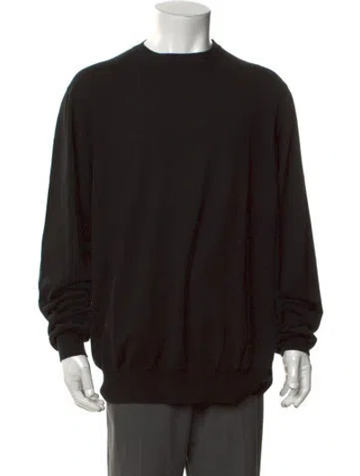 Pre-owned Wardrobe.nyc Crew Neck Long Sleeve Pullover In Black