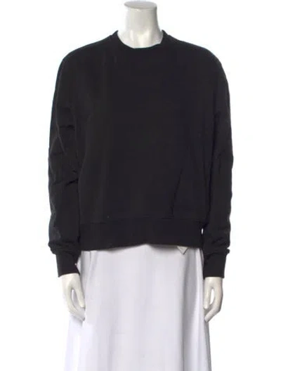 Pre-owned Wardrobe.nyc Crew Neck Long Sleeve Sweatshirt In Black