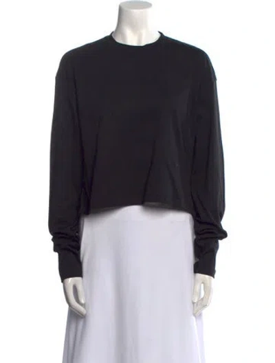 Pre-owned Wardrobe.nyc Crew Neck Long Sleeve Sweatshirt In Black