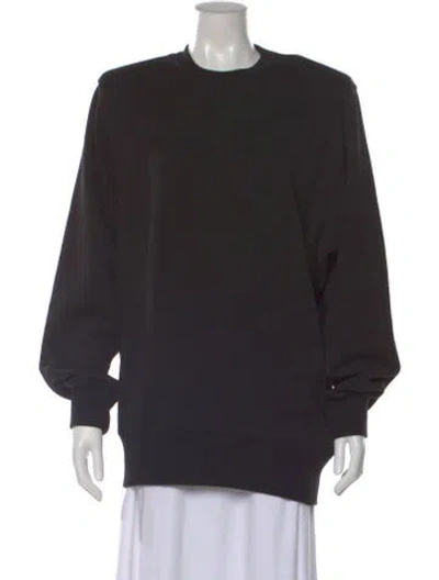 Pre-owned Wardrobe.nyc Crew Neck Long Sleeve Sweatshirt In Black