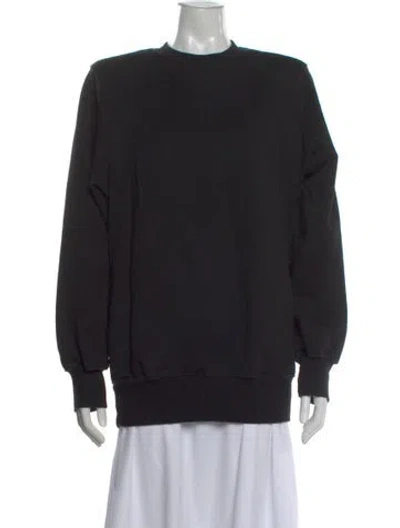 Pre-owned Wardrobe.nyc Crew Neck Long Sleeve Sweatshirt In Black