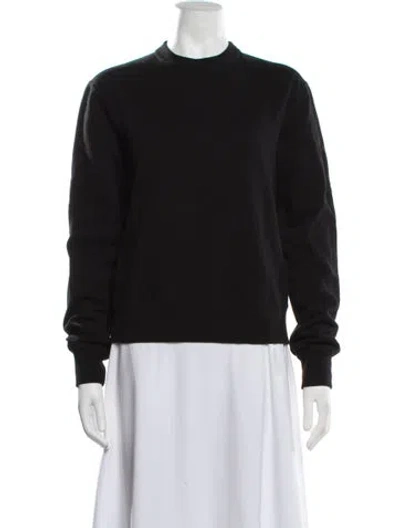 Pre-owned Wardrobe.nyc Crew Neck Long Sleeve Sweatshirt In Black