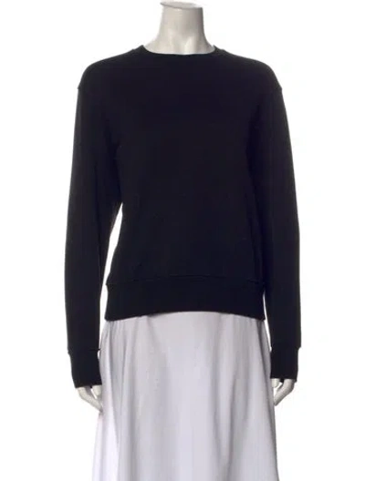 Pre-owned Wardrobe.nyc Crew Neck Long Sleeve Sweatshirt In Black