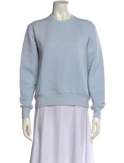 Pre-owned Wardrobe.nyc Crew Neck Long Sleeve Sweatshirt In Blue