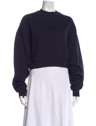 Pre-owned Wardrobe.nyc Crew Neck Long Sleeve Sweatshirt In Blue