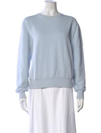 Pre-owned Wardrobe.nyc Crew Neck Long Sleeve Sweatshirt In Blue