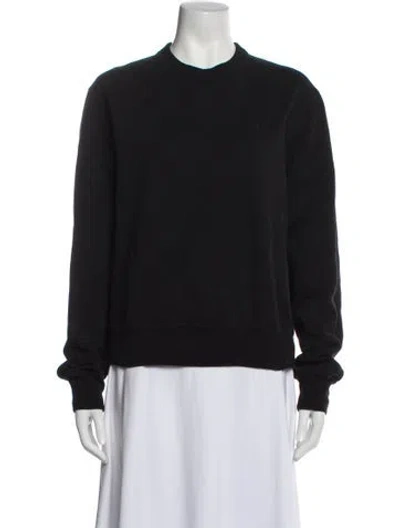 Pre-owned Wardrobe.nyc Crew Neck Long Sleeve Sweatshirt In Gray