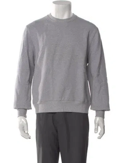 Pre-owned Wardrobe.nyc Crew Neck Long Sleeve Sweatshirt In Gray