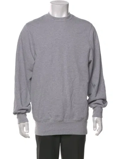 Pre-owned Wardrobe.nyc Crew Neck Long Sleeve Sweatshirt In Gray