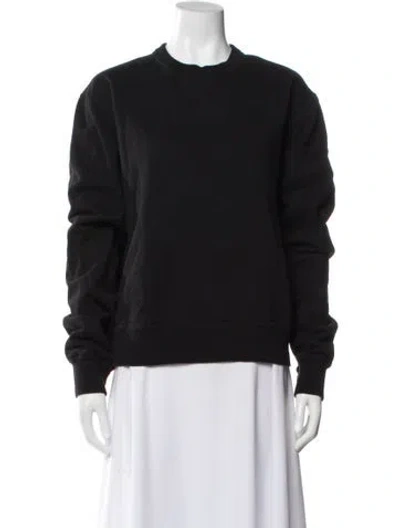 Pre-owned Wardrobe.nyc Crew Neck Long Sleeve Sweatshirt In Grey