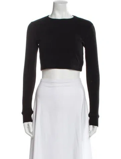 Pre-owned Wardrobe.nyc Crew Neck Long Sleeve Top In Black