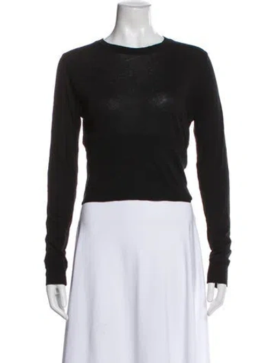 Pre-owned Wardrobe.nyc Crew Neck Long Sleeve Top In Black