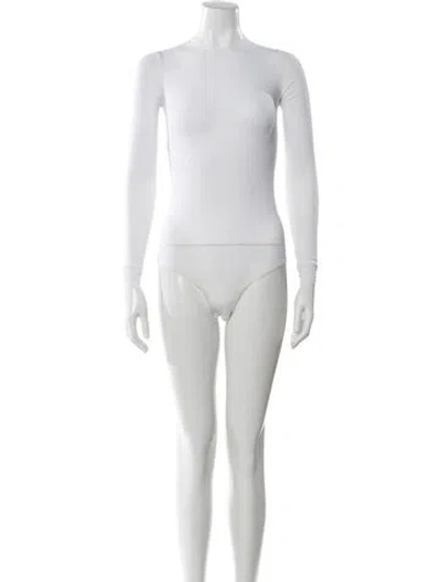 Pre-owned Wardrobe.nyc Crew Neck Long Sleeve Top In White