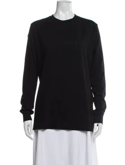 Pre-owned Wardrobe.nyc Crew Neck Long Sleeve T-shirt In Blue