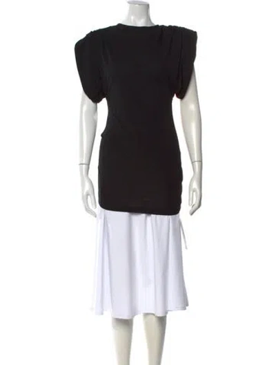 Pre-owned Wardrobe.nyc Crew Neck Short Sleeve Top In Black
