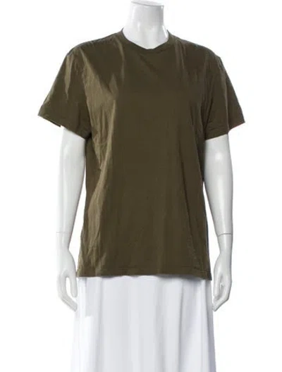 Pre-owned Wardrobe.nyc Crew Neck Short Sleeve T-shirt In Green