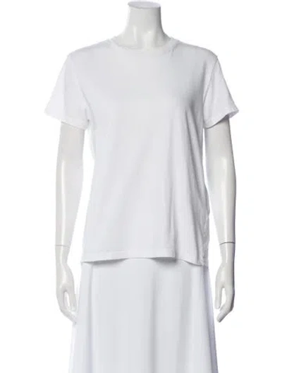 Pre-owned Wardrobe.nyc Crew Neck Short Sleeve T-shirt In White
