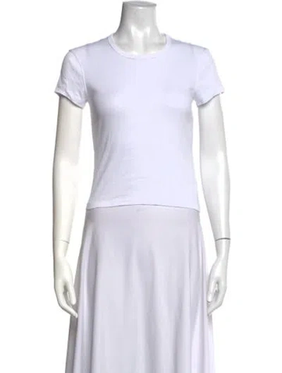Pre-owned Wardrobe.nyc Crew Neck Short Sleeve T-shirt In White