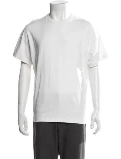 Pre-owned Wardrobe.nyc Crew Neck Short Sleeve T-shirt In White