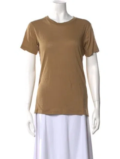 Pre-owned Wardrobe.nyc Crew Neck Short Sleeve T-shirt In Yellow