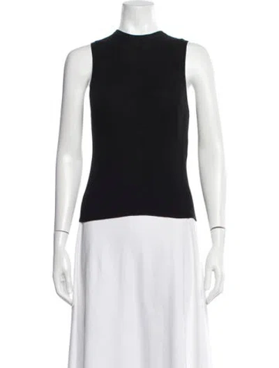 Pre-owned Wardrobe.nyc Crew Neck Sleeveless Top In Black