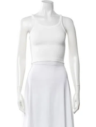 Pre-owned Wardrobe.nyc Crew Neck Sleeveless Top In Neutrals