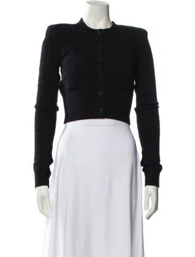 Pre-owned Wardrobe.nyc Crew Neck Sweater In Black